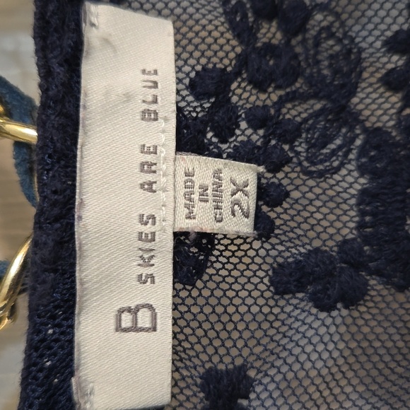 Medium Open Front Lace Detail,duster,cardigan-Skies Are Blue - Picture 8 of 9
